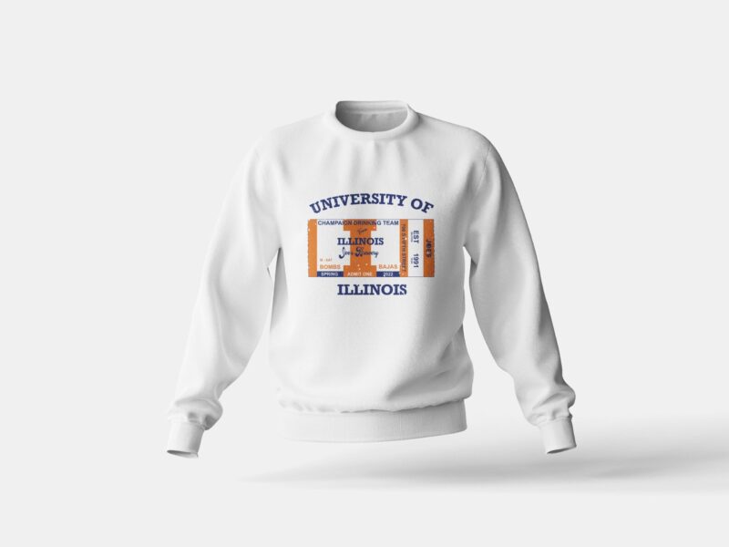 Crew Neck Ticket Sweatshirt