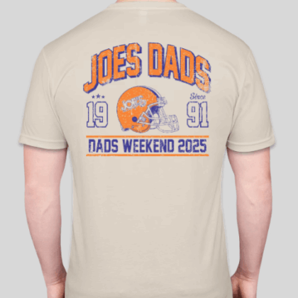 Dad's Helmet T-Shirt (in Cream or White)